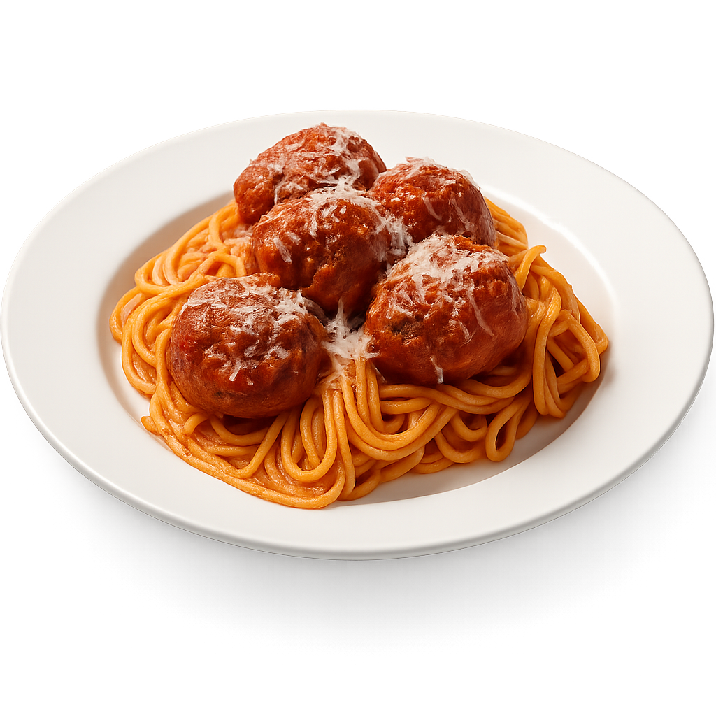 After: Spaghetti & Meatballs